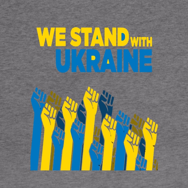 We stand with Ukraine | Save Ukraine Tee | Ukriane Strong by Kibria1991